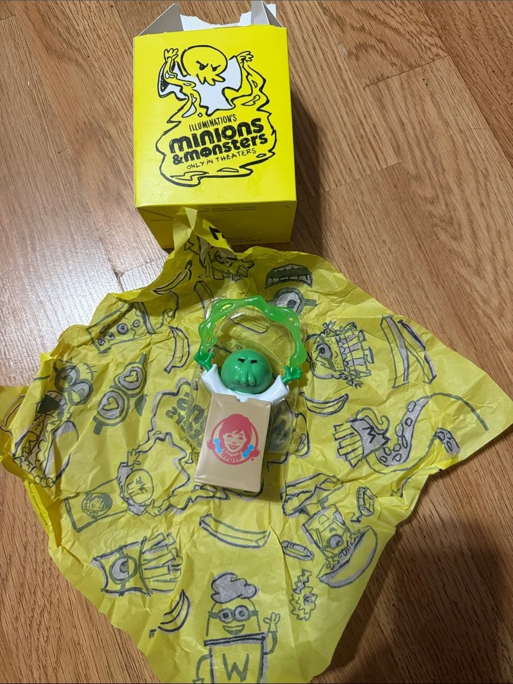Wendy’s Minions Goomi toy